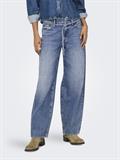 ONLGIANNA MW STRAIGHT DOT596 DNM NOOS medium blue denim