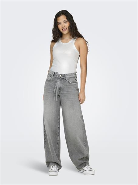 ONLGIANNA MW STRAIGHT DOT757 DNM NOOS medium grey denim