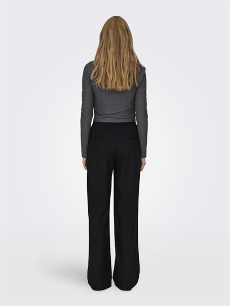 ONLGINNY HW WIDE PULL-UP PANT OY PNT black