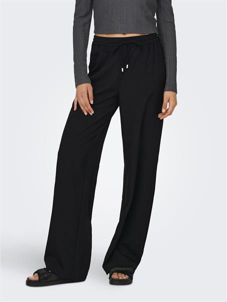 ONLGINNY HW WIDE PULL-UP PANT OY PNT black