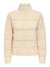 ONLGLOBE LS PATTERN HIGHNECK BF KNT birch