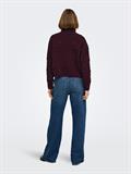 ONLGLOBE LS PATTERN HIGHNECK BF KNT fudge