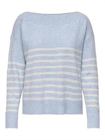 ONLGLORY LS BOATNECK RP KNT soft chambray