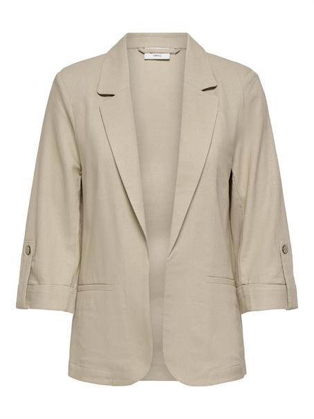 ONLGOA 3/4 UNLINE LINEN BL BLAZER CC TLR oxford tan