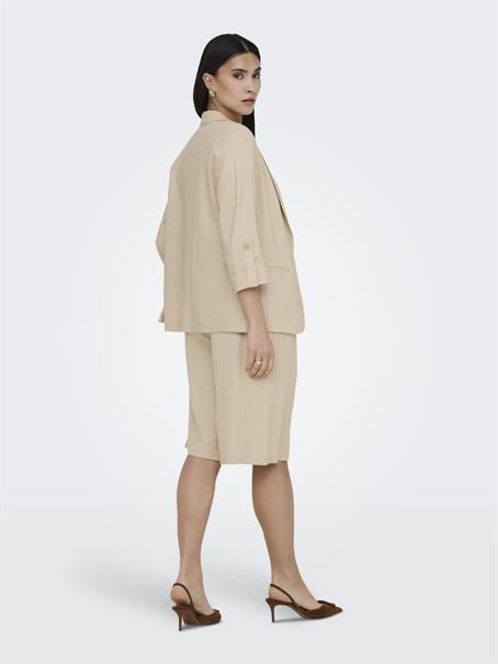 ONLGOA 3/4 UNLINE LINEN BL BLAZER CC TLR oxford tan