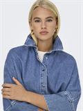 ONLGRACE 3/4 DNM SHIRT CRO NOOS medium blue denim