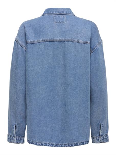 ONLGRETA-EMMIE L/S SHIRT MB DNM GUA light blue denim