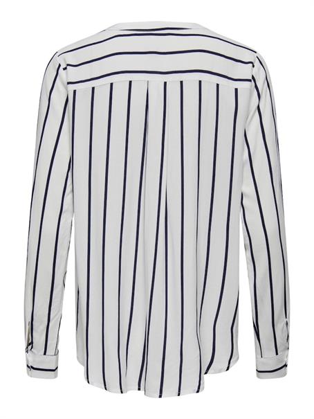 ONLGUSTA LIFE L/S SHIRT PTM cloud dancer-night sky ocean s