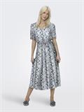 ONLHALIA LIFE S/S MIDI DRESS WVN NOOS faded denim