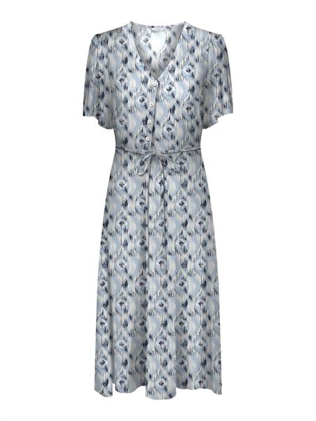 ONLHALIA LIFE S/S MIDI DRESS WVN NOOS faded denim