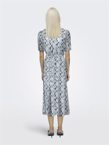 ONLHALIA LIFE S/S MIDI DRESS WVN NOOS faded denim