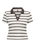 ONLHALIA S/S COLLAR TOP BOX JRS cloud dancer1