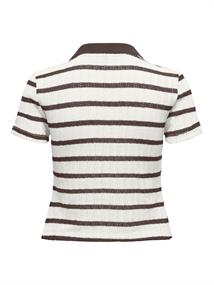 ONLHALIA S/S COLLAR TOP BOX JRS cloud dancer1
