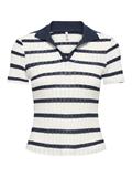 ONLHALIA S/S COLLAR TOP BOX JRS cloud dancer2