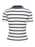 ONLHALIA S/S COLLAR TOP BOX JRS cloud dancer2