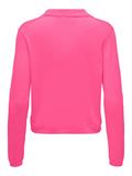 ONLHANNAH LIFE LS POLO NECK KNT carmine rose-melange