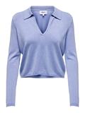 ONLHANNAH LIFE LS POLO NECK KNT grapemist-melange