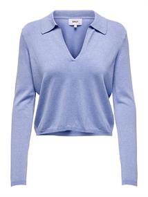 ONLHANNAH LIFE LS POLO NECK KNT grapemist-melange