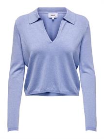 ONLHANNAH LIFE LS POLO NECK KNT grapemist-melange