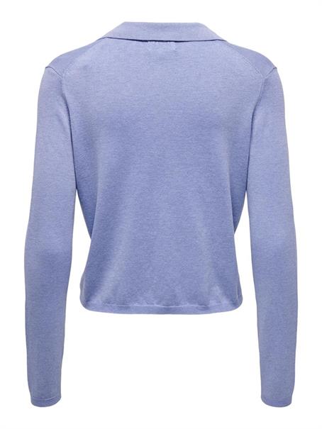 ONLHANNAH LIFE LS POLO NECK KNT grapemist-melange
