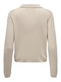 ONLHANNAH LIFE LS POLO NECK KNT pumice stone-melange