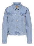 ONLHARPER LS BOXY DNM JKT SIK light blue denim