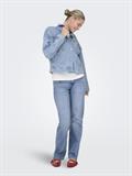 ONLHARPER LS BOXY DNM JKT SIK light blue denim