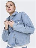 ONLHARPER LS BOXY DNM JKT SIK light blue denim