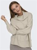 ONLHAZEL LS COWLNECK RP KNT pumice stone