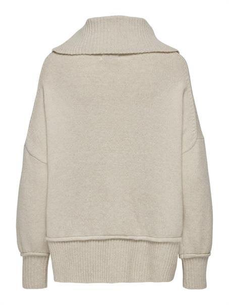ONLHAZEL LS COWLNECK RP KNT pumice stone