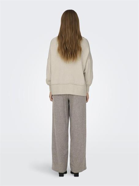 ONLHAZEL LS COWLNECK RP KNT pumice stone