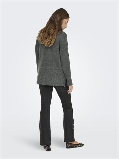 ONLHAZEL LS HIGHNECK OVERS PULL KNT NOOS balsam green