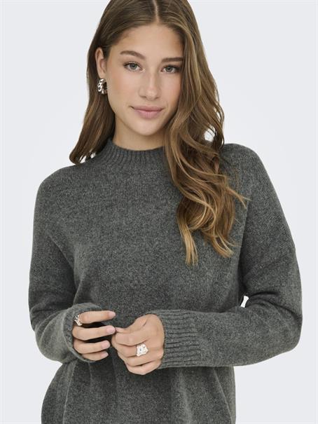 ONLHAZEL LS HIGHNECK OVERS PULL KNT NOOS balsam green