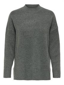 ONLHAZEL LS HIGHNECK OVERS RP KNT balsam green