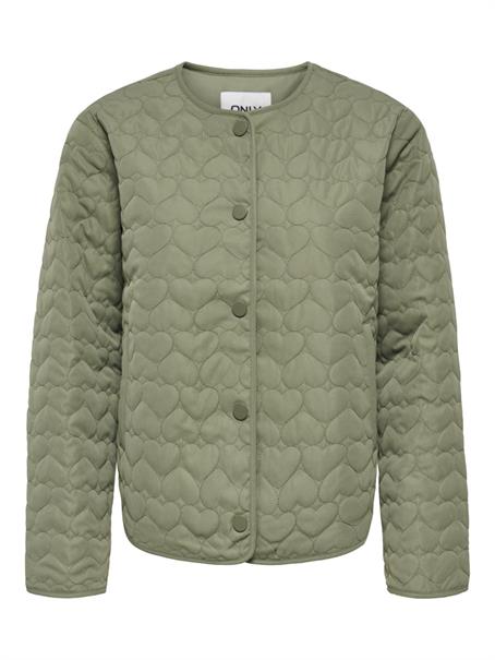 ONLHEART QUILTED JACKET NOOS OTW oil green