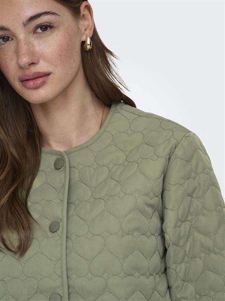 ONLHEART QUILTED JACKET NOOS OTW oil green
