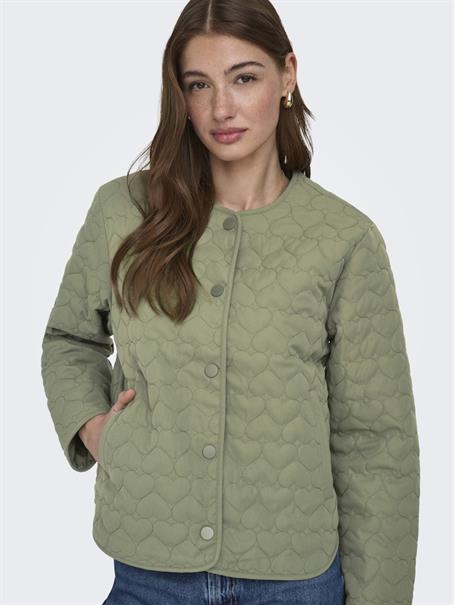 ONLHEART QUILTED JACKET NOOS OTW oil green