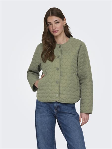 ONLHEART QUILTED JACKET NOOS OTW oil green
