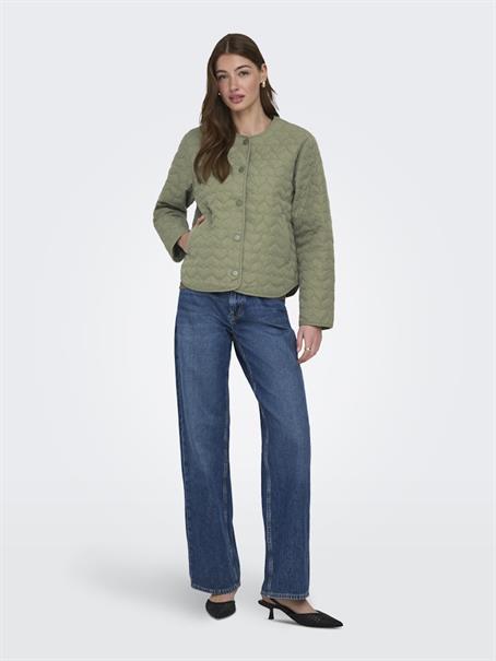 ONLHEART QUILTED JACKET NOOS OTW oil green