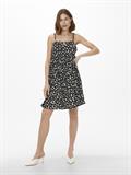 ONLHELGA STRAP DRESS PTM black-love daisy