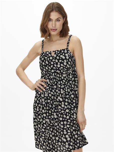ONLHELGA STRAP DRESS PTM black-love daisy
