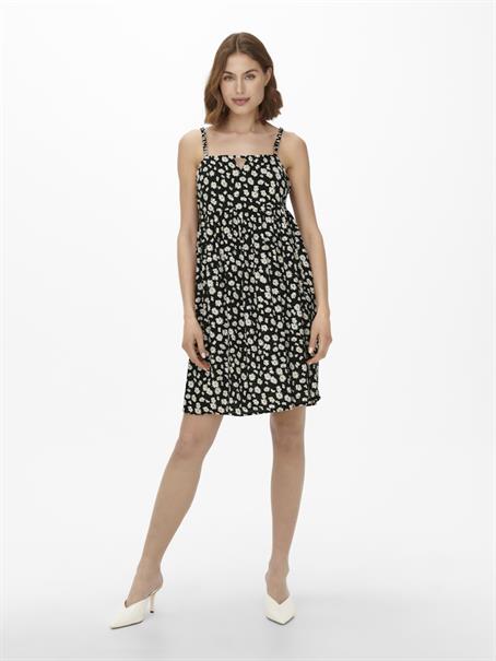 ONLHELGA STRAP DRESS PTM black-love daisy