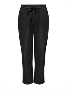 ONLHERO MW FAUX LEATHER PULL-UP PANT PNT black