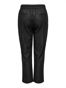 ONLHERO MW FAUX LEATHER PULL-UP PANT PNT black
