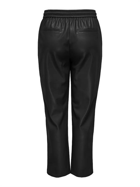 ONLHERO MW FAUX LEATHER PULL-UP PANT PNT black