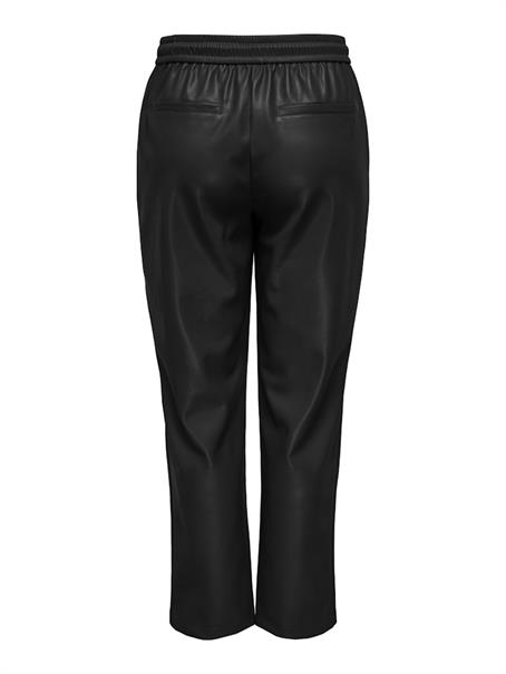 ONLHERO MW FAUX LEATHER PULL-UP PANT PNT black