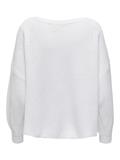 ONLHILDE L/S PULLOVER RP KNT cloud dancer