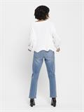 ONLHILDE L/S PULLOVER RP KNT cloud dancer