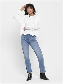 ONLHILDE L/S PULLOVER RP KNT cloud dancer