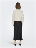 ONLHOLLY LS SHORT CABLE HIGH NECK RP KNT birch